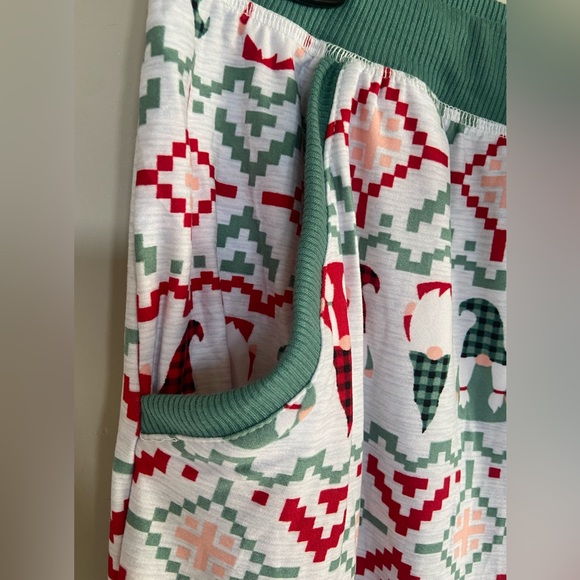 NEW Jaclyn Bonnie Gome Men’s Christmas Pajams Set Green/Red/White S-XL - Picture 5 of 6